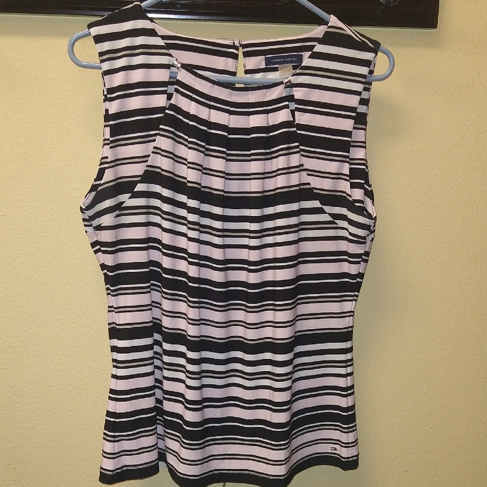 Tommy Hilfiger Shell in pink stripes